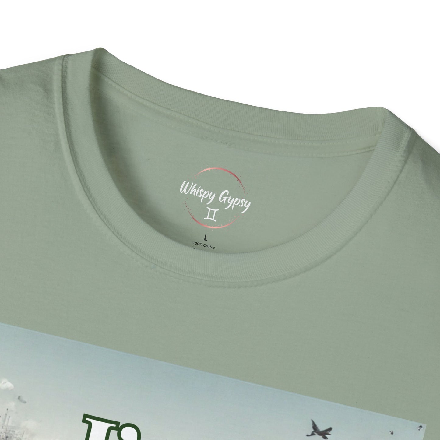 Mindfully Ignoring Unisex T-Shirt - Meditation Cityscape Design