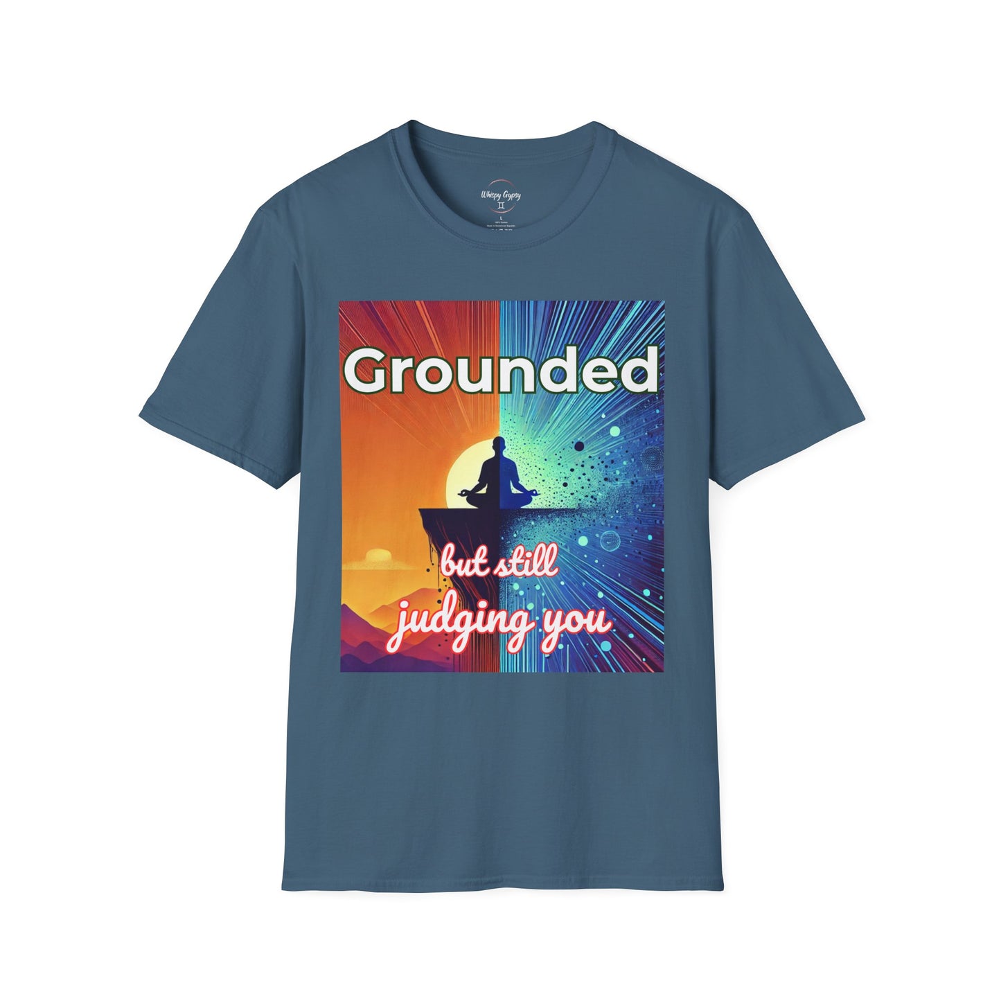 Meditating Graphic T-Shirt Grounded but Still Judging You