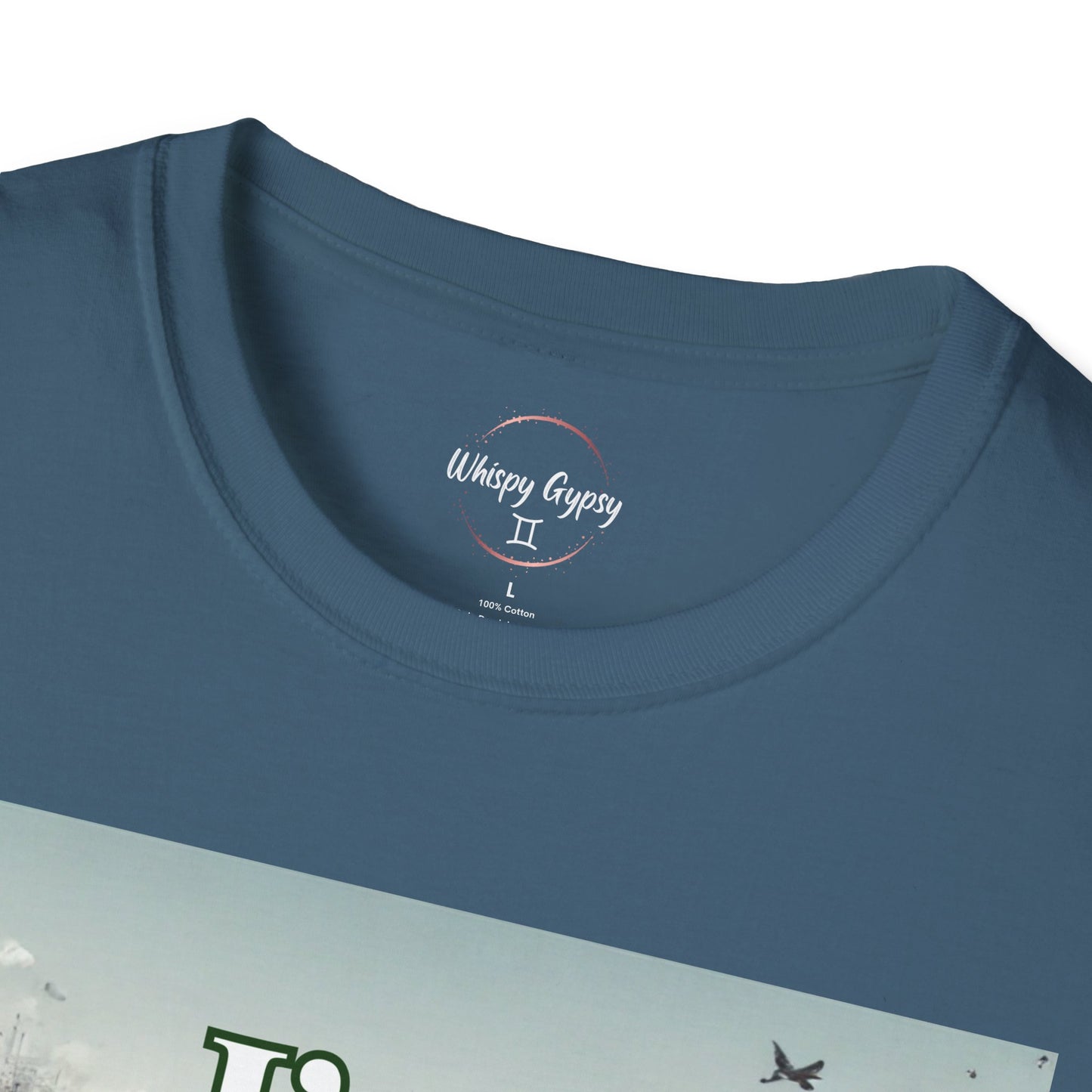 Mindfully Ignoring Unisex T-Shirt - Meditation Cityscape Design