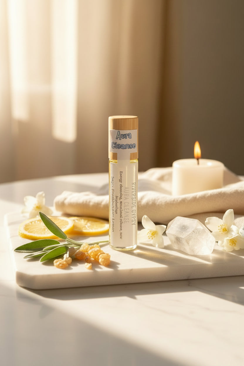 RiverSide Gypsy Aura Cleanse 10 mL castor oil rollerball