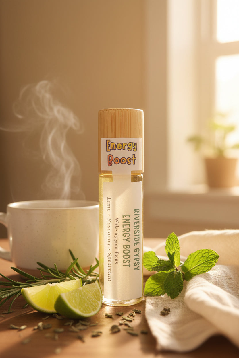 RiverSide Gypsy Energy Boost 10 mL castor oil rollerball