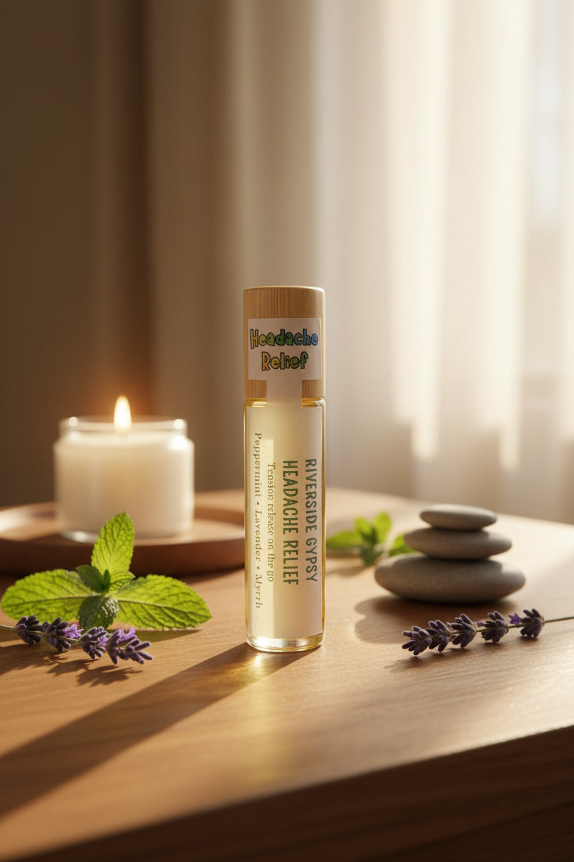 RiverSide Gypsy Headache Relief 10 mL castor oil rollerball