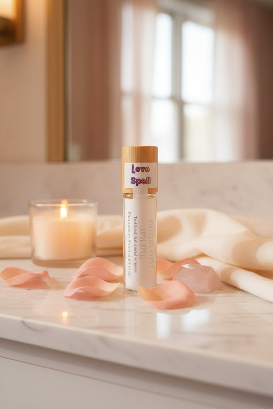RiverSide Gypsy Love Spell 10 mL pheromone rollerball made with sweet almond oil