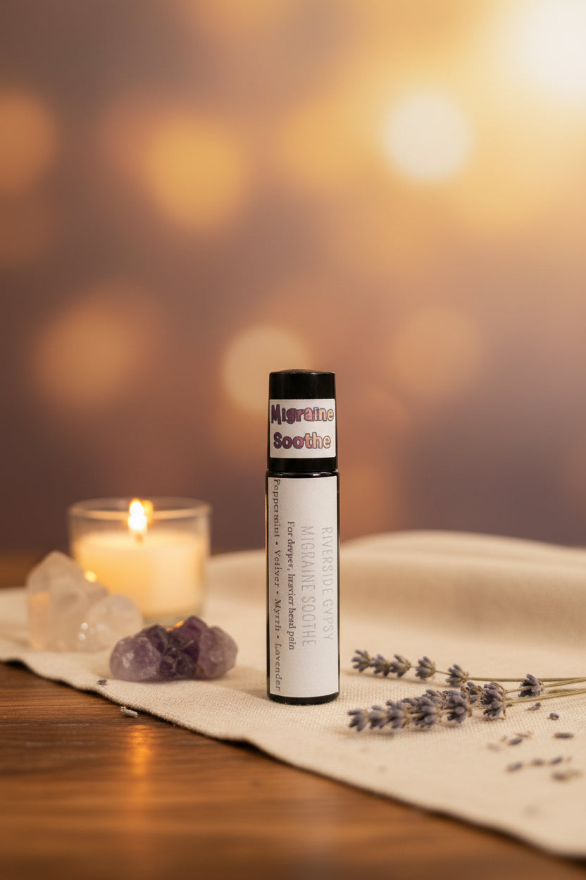RiverSide Gypsy Migraine Soothe 10 mL castor oil rollerball