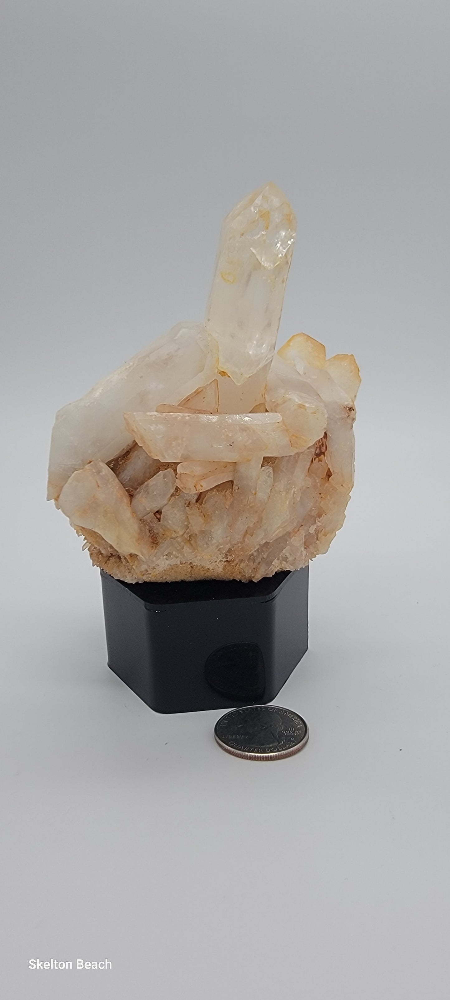 372G Ferruginous Quartz Cluster – Grounding, Healing & Amplification