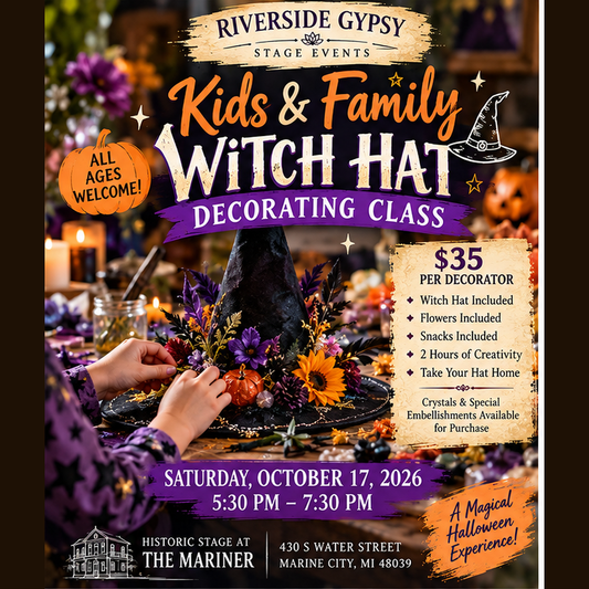 Kids & Family Witch Hat Decorating Class